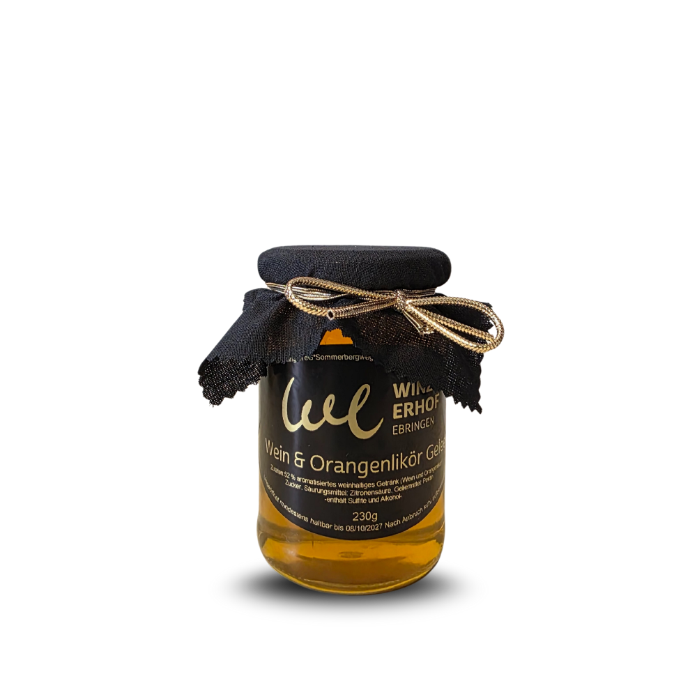 Weingelee mit Orangenlikör