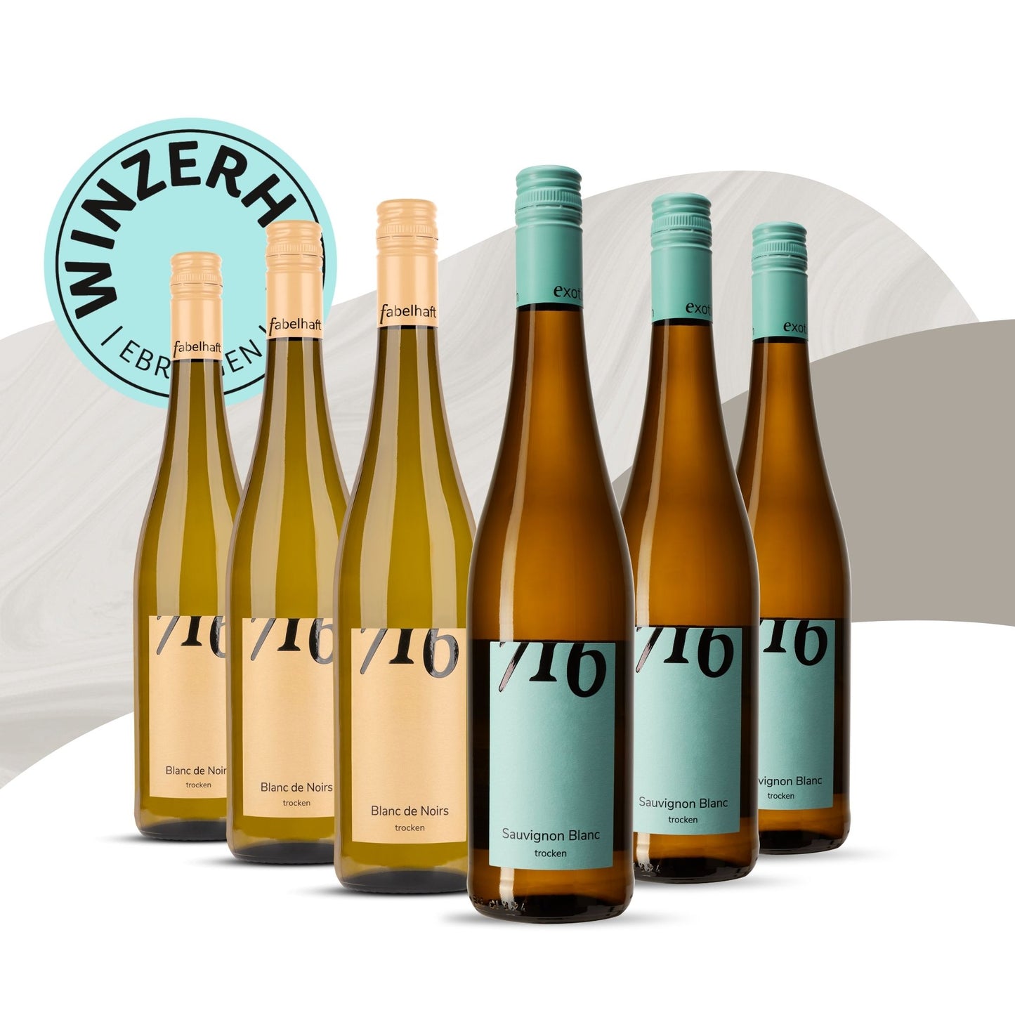 6er Weinpaket „White Vibes“ – Frisch, spritzig, trinkfreudig