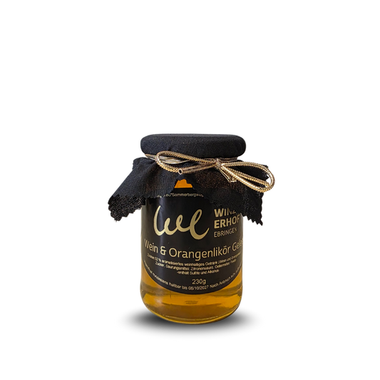 Weingelee mit Orangenlikör