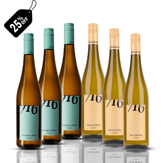 6er Weinpaket „White Vibes“ – Frisch, spritzig, trinkfreudig