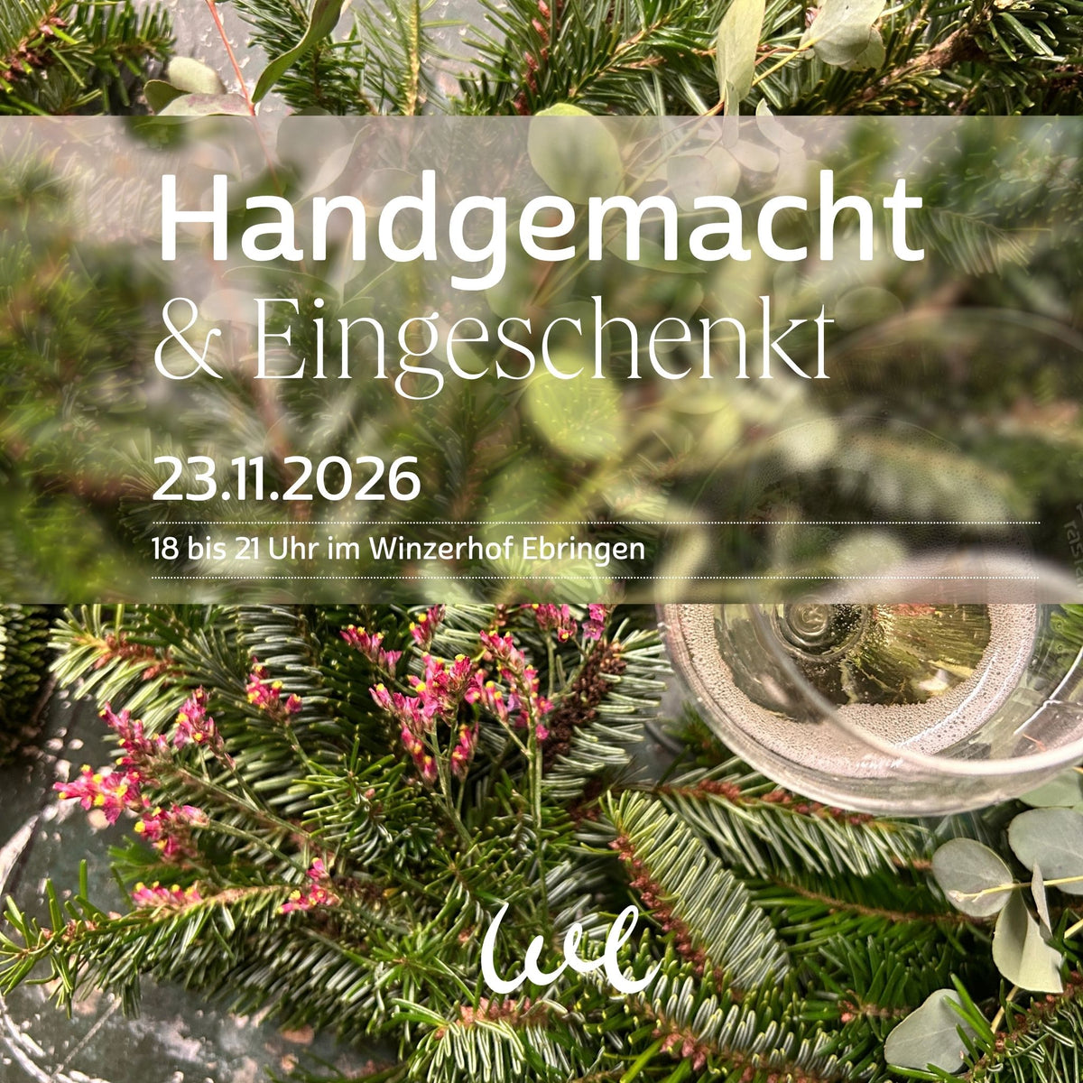Handgemacht & Eingeschenkt 23.11.2026